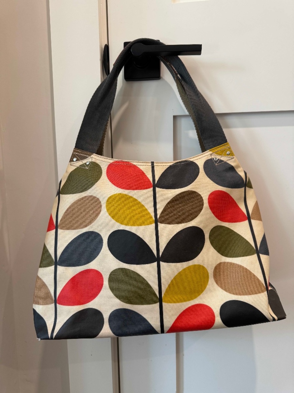 Orla Kiely ladies Classic Multi-Stem Mid Crossbody Swing Bag Coated Cotton